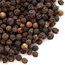 Black peppercorns